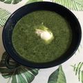 El cooksnap de Mercedes Menvielle cuando hizo Sopa crema de espinaca.