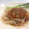 รูป Cooksnap ของ piyaapiyawan เมื่อเขาทำ สปาเก็ตตี้ผัดซอสมะเขือเทศ