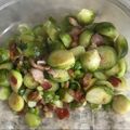 El cooksnap de OraBus cuando hizo Coles de Bruselas con tocino.