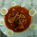 El cooksnap de MaryGlory cuando hizo Garbanzos con bacalao.