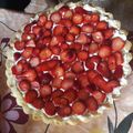 El cooksnap de Tamy Peralta cuando hizo Tarta de frutilla.