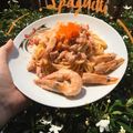 รูป Cooksnap ของ Ornjira Leelawasin เมื่อเขาทำ สปาเก็ตตี้ครีมไข่กุ้ง