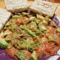 El cooksnap de Cristina cuando hizo Mini bocadillo de aguacate y anchoas de L'Escala.