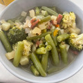 El cooksnap de Débora Cantero Martínez cuando hizo Judías verdes con brócoli y caldo de verduras.