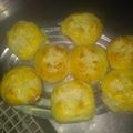 El cooksnap de paola garcia cuando hizo Pan saborizado de cebolla y ajo.