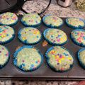 El cooksnap de Bea Paris cuando hizo Cupcakes o Muffins de chocolate y banana.