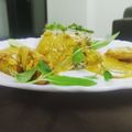 Madhavi Rastogi's cooksnap of when they made Simple Kadi Rice (No Onion & GarlicLangar/Prashad Style Kadi).