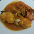 El cooksnap de xacate cuando hizo Rape con gambas en salsa de pimientos.