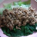 Cooksnap dari Henny Andriyany untuk resep Pakcoy siram tumis daging cincang