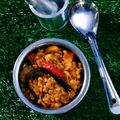 Mitali Partha Ghosh's cooksnap of when they made ছোলার ডাল দিয়ে এঁচোড় কষা(cholar dal diye enchor kosha recipe in bengalli).