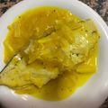 El cooksnap de Sabela cuando hizo Emperador en salsa.