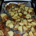 duaneluke's cooksnap of when they made Parmesan potato wedges.