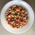 El cooksnap de trialqui cuando hizo Salpicón de Alubias con Pulpo.