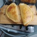 El cooksnap de Alejandro Labourdette cuando hizo Calzone veggie.