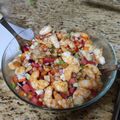 El cooksnap de Veronika Elkhovikova cuando hizo 🫘 Ensalada de alubias con verduras y langostinos 🦐.