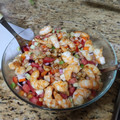 El cooksnap de Veronika Elkhovikova cuando hizo 🫘 Ensalada de alubias con verduras y langostinos 🦐.