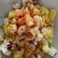 El cooksnap de Alba RF cuando hizo Sepia y patatas confitadas al ajillo.