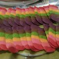 Cooksnap dari Endah Fitria untuk resep Lidah Kucing Rainbow rasa Keju