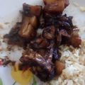 El cooksnap de Norah cuando hizo Pollo en salsa de soya.