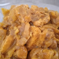 El cooksnap de Carolina cuando hizo Pechuga de pollo al curry con salsa de almendras.