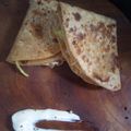 sarita kashyap का कुकस्नैप जब उन्होंने रोटी रैप (roti wrap recipe in hindi) बनाया था।