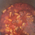El cooksnap de Julián cuando hizo Alubias blancas con costillas.