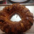 El cooksnap de Carmen Palomino cuando hizo Rosca de jamón y queso.