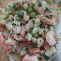 El cooksnap de LuzMa SG cuando hizo Ensalada de camarón.