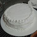 El cooksnap de Claudia Guimarey cuando hizo Merengue italiano para decorar.