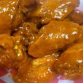 Jamey Hall's cooksnap of when they made Spicy jolly buffalo wings.