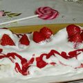 El cooksnap de Amparo&Ari cuando hizo Tarta de Fresones y Nata.