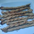 El cooksnap de Manuel Gamen cuando hizo Grisines de hierbas.