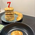 El cooksnap de Marieta cuando hizo Tortitas americanas esponjosas ¡nueva versión Mateo! 👦🏼🥞👌.