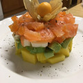El cooksnap de Aurora Revenga Diaz cuando hizo Tartar de salmón y mango.