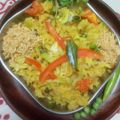 Meena Mathur का कुकस्नैप जब उन्होंने पोहा (poha recipe in Hindi) बनाया था।