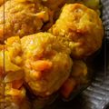 El cooksnap de Paula Hinke Nutrición cuando hizo Albóndigas de pollo con zanahoria al curry.