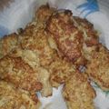 El cooksnap de Idalia Sixtos cuando hizo Tortitas de coliflor.