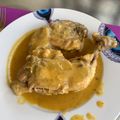 El cooksnap de Laura cuando hizo Muslos de pollo a la naranja.