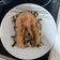 El cooksnap de Belinda cuando hizo Salmón con verduras en airfryer.