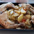El cooksnap de Cynthia Varas cuando hizo Pollo al horno con papas.