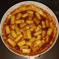 Cooksnap dari santi untuk resep Tteokpokki (kue beras) home made dgn saus ala mommy tea 😊