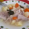 El cooksnap de Pau Fuertes cuando hizo Hervido de verduras y pollo.