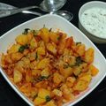 Kanchan Kamlesh Harwani का कुकस्नैप जब उन्होंने व्रत वाले फ्राई मसाला आलू (vrat wale fry masala aloo recipe in Hindi) बनाया था।