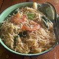 Cooksnap Aznie Khasri semasa beliau membuat Beehoon Goreng Tanpa Kicap.