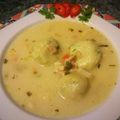 Gyöngyi 💇‍♀️ Cooksnap-ja, amikor elkészítette a(z) Nyírségi gombócleves recept Timitől receptet.