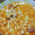 El cooksnap de Meritxell Lorenzo cuando hizo Garbanzos con chorizo.