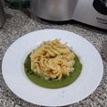 El cooksnap de Roberto marin diaz cuando hizo Espaguetis con salsa de espinacas.