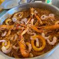El cooksnap de Patricia Ruiz Garcia cuando hizo Fideuá de marisco.