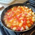 El cooksnap de Renato Garcia cuando hizo Guisado de papas fácil.