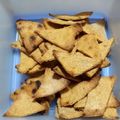 El cooksnap de Julieta Heredia cuando hizo Nachos de harina de garbanzos.